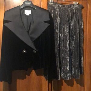 Vintage Velvet Saint Laurent skirt